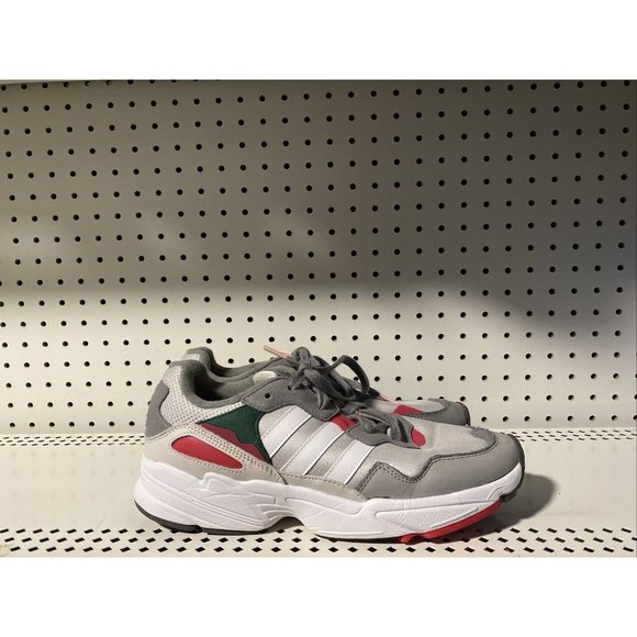 adidas | Shoes | Adidas Yung 96 Mens Athletic Running Training Shoes Size 95  Gray Pink Green | Poshmark
